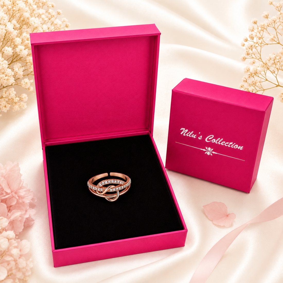 Rose Gold Jewellery Gift Set for Women
