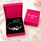 Silver Pendant & Bracelet Gift Set For Women