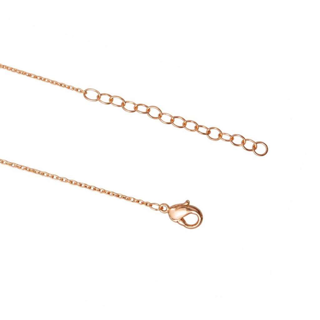 Nilu's Collection Rose Gold Plated Dual Chain Design Star Pendant Necklace for Women And Girls