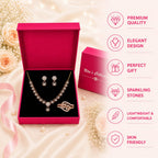 Rose Gold Jewellery Gift Set For Women