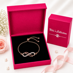 Rose Gold Infinity Jewelry Gift Set for Women