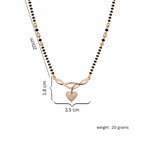 Rose Gold Designer Mangalsutra Collection