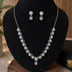 Silver Necklace Set for Women