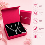 Silver Plated Jewellery Gift Set for Women