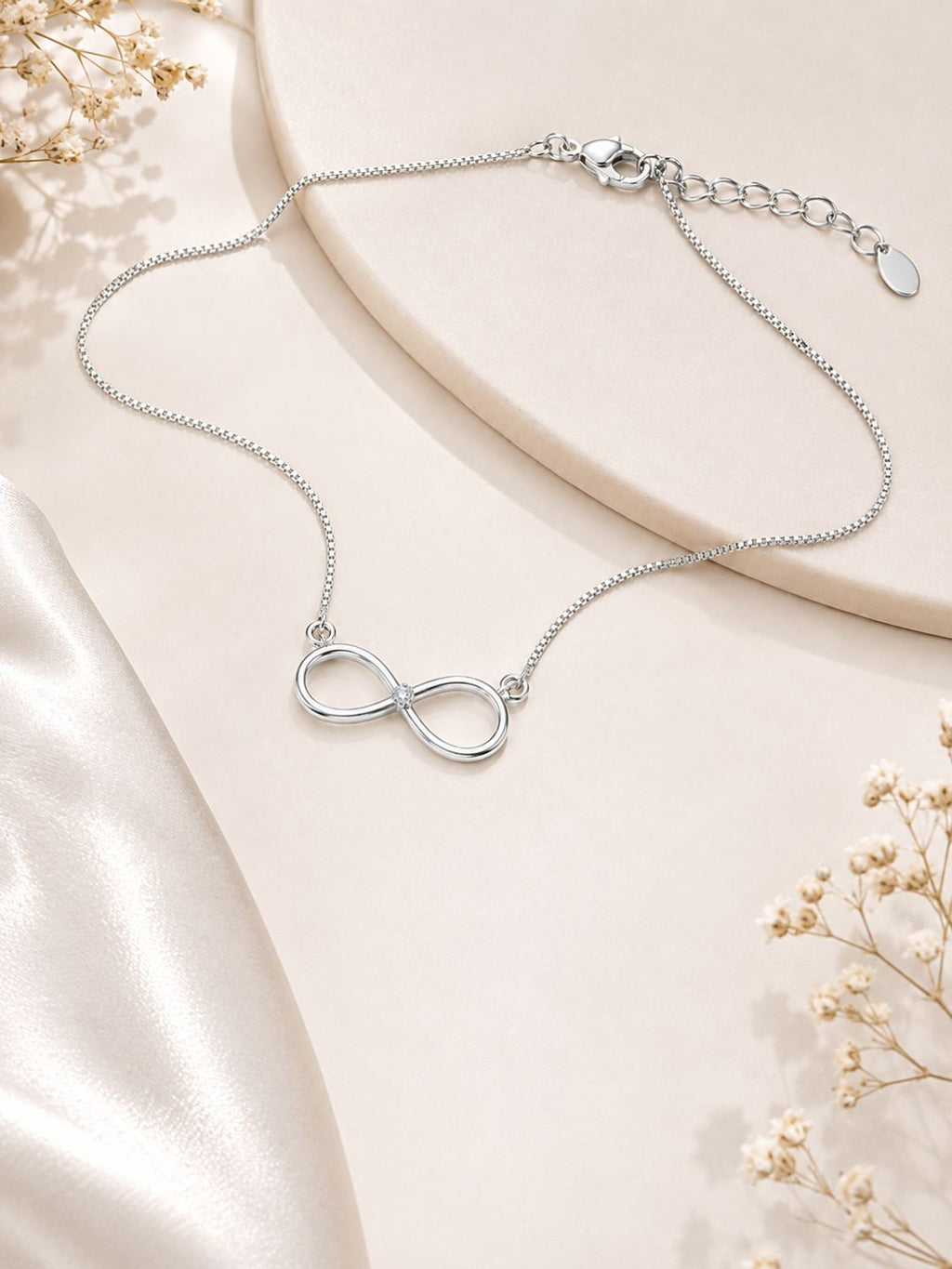 Silver Infinity Pendant For Women