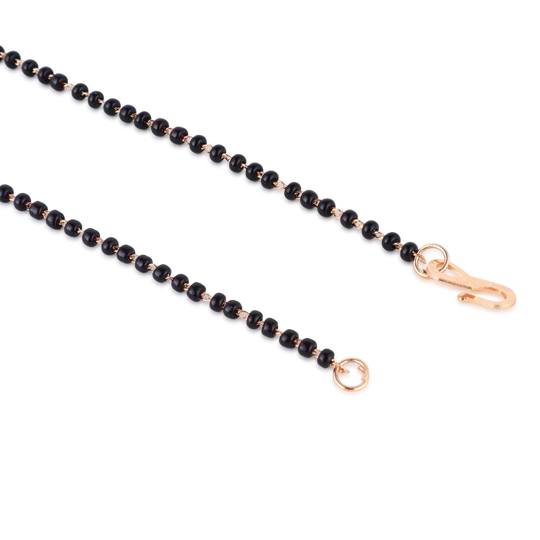 Nilu's Collection Rose Gold Plated Infinity Mangalsutra for Women