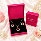 Rose Gold Jewellery Gift Set For Women
