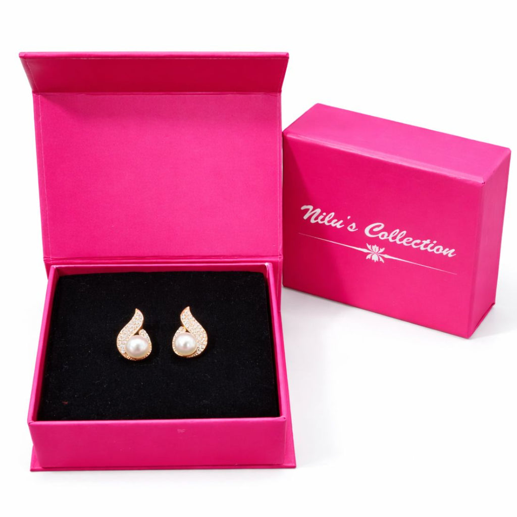 Gift Rose Gold AD Jewelry Set for Women And Girls