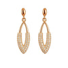 Rose Gold Plated Drop Earrings for Women And Girls
