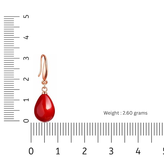 Pearl Pop Rose Gold Plated Drop Earrings For Girls| Value Set Jewellery