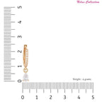 18k Rose Gold Plated Clip On Hoop Earrings