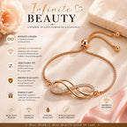 Rose Gold Infinity Bracelet