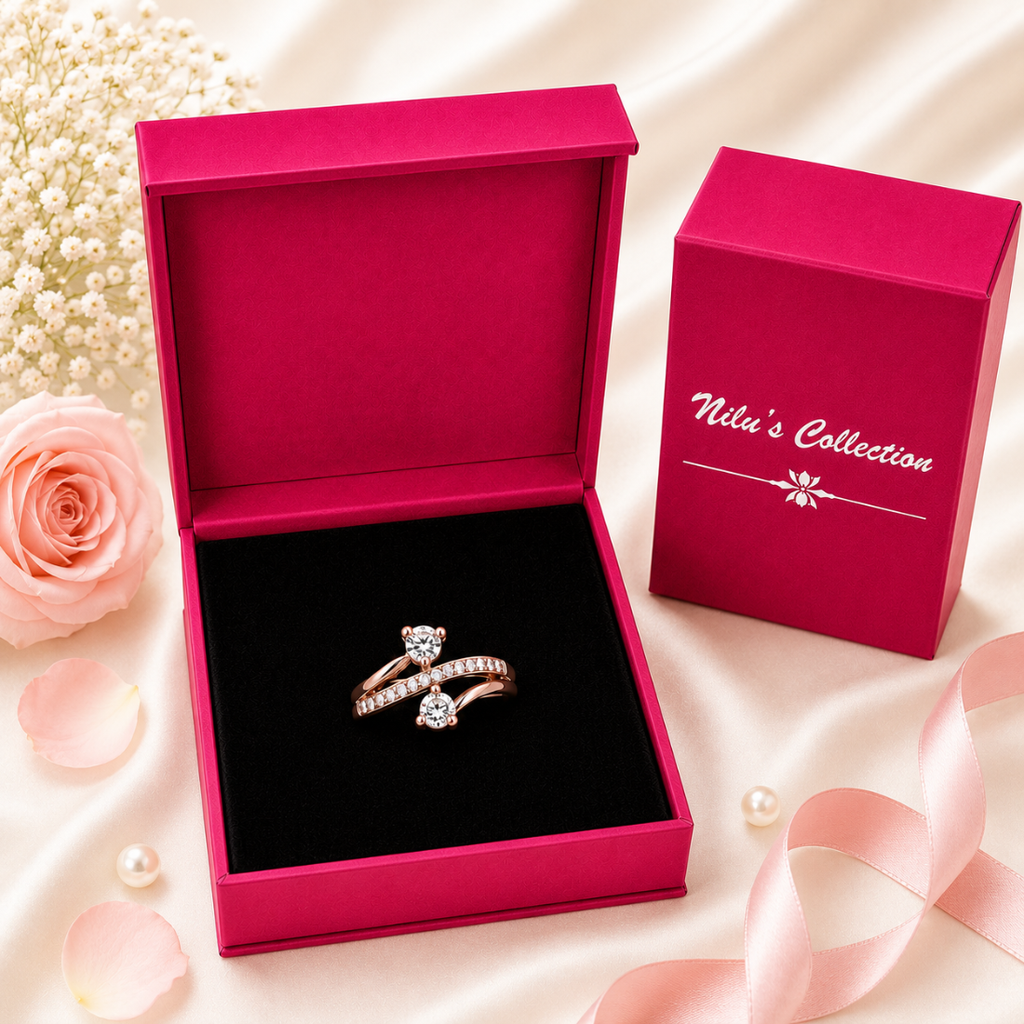 Rose Gold Jewellery Gift Set for Women