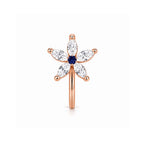Rose Gold Floral Non-Piercing Nose Pin