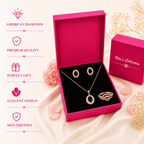 Rose Gold Jewellery Gift Set for Women