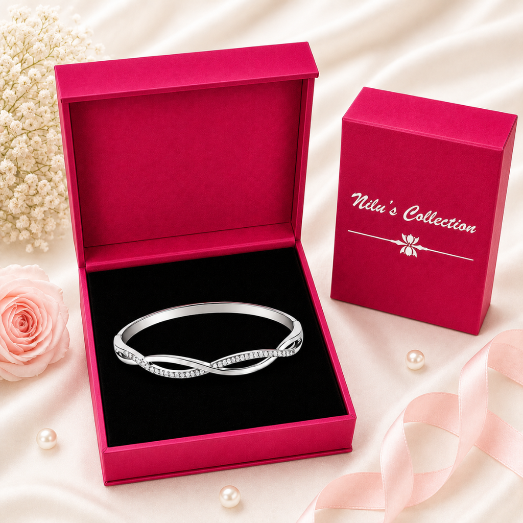Silver Pendant Jewellery Gift Set for Women