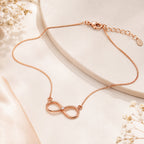 Rose Gold Plated Infinity Pendant
