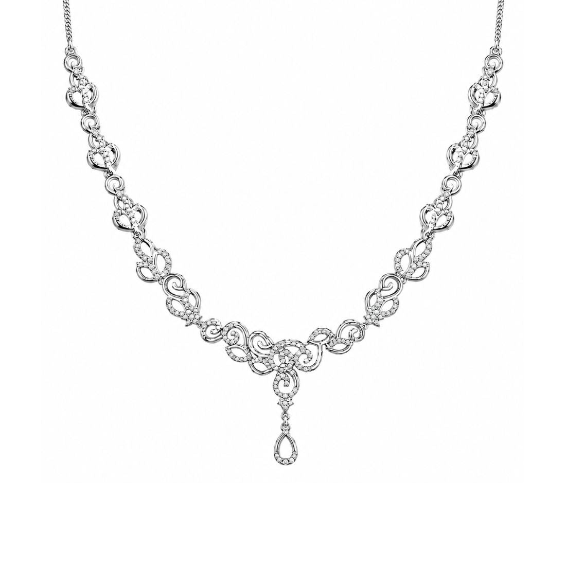 Silver Necklace Set for Women