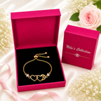 Gold Pendant & Bracelet Gift Set for Women