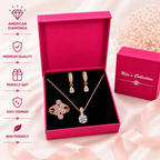 Rose Gold Plated Jewellery Gift Set for Women