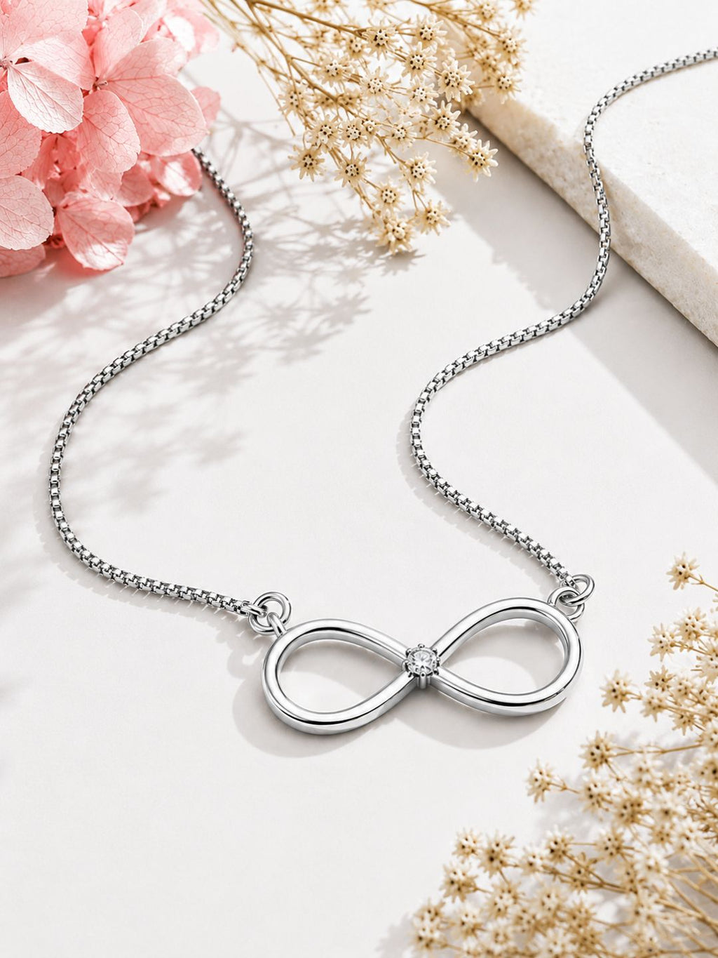 Silver Infinity Pendant For Women