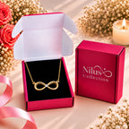 Gold Plated Infinity Pendant For Women