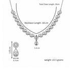 Silver Necklace Set for Women