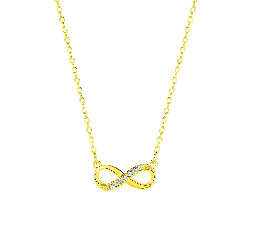 Infinity Love Pendant for Girls|Anti Allergy| Anti Tarnish| Valentine Gift