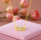 Infinity Love Pendant for Girls|Anti Allergy| Anti Tarnish| Valentine Gift