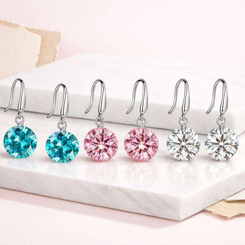 Daily Essentials Drop Earrings for Women and Girls| Value Set of CZ Drop Earrings
