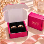 Rose Gold Couple Rings for Women & Men