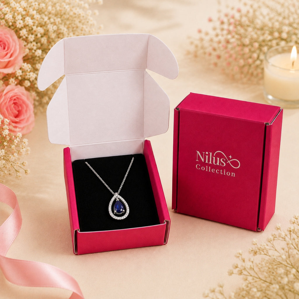 Silver Plated White Cubic Zirconia Studded Pendant for Women