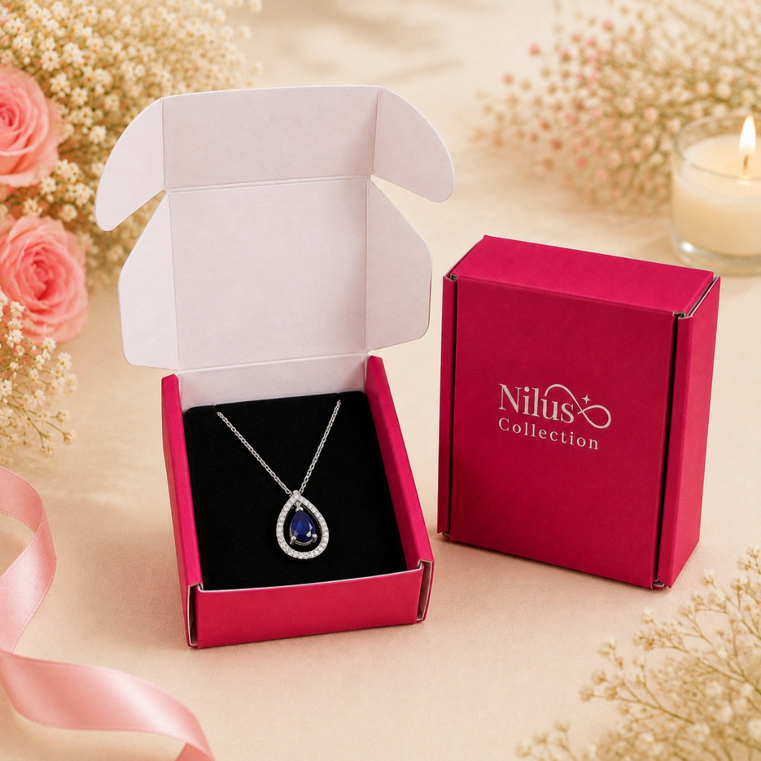 Silver Plated White Cubic Zirconia Studded Pendant for Women