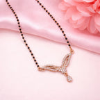 Nilu's Collection Rose Gold Plated Mangalsutra for Women