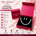 Leaf Design Necklace Set