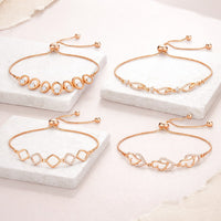 Rose Gold AD Forever Love Bracelet