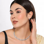 Leaf Design Necklace Set