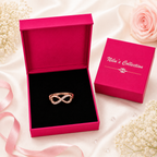 Rose Gold Infinity Jewellery set