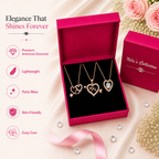 Romantic Bling Heart Chain
