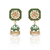 Drop Jhumka Earrings with Stone Work for Women and Girls, Kan ka Jhumka