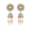 Lotus Pearl Beads Jhumka