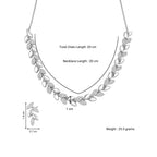 Leaf Design Necklace Set