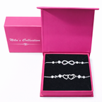 Infinity Heart Duo Bracelet
