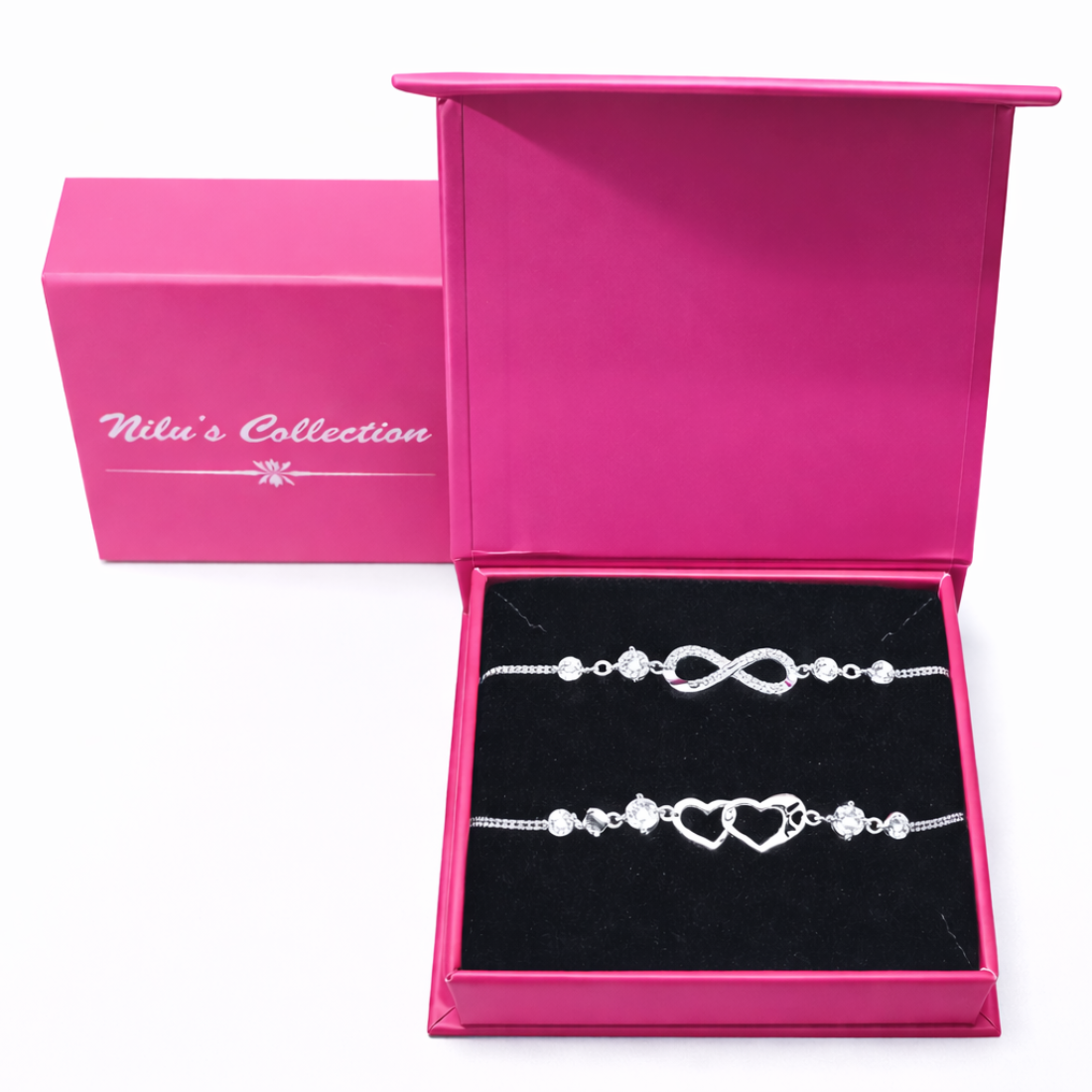 Infinity Heart Duo Bracelet