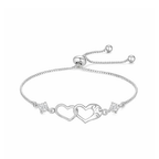 Silver Plated Promise Love Bracelet