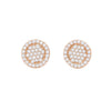 Rose Gold Plated  Stud Earrings for Women & Girls