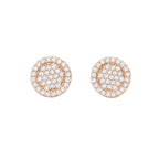 Rose Gold Plated  Stud Earrings for Women & Girls