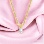 solitaire pendant women