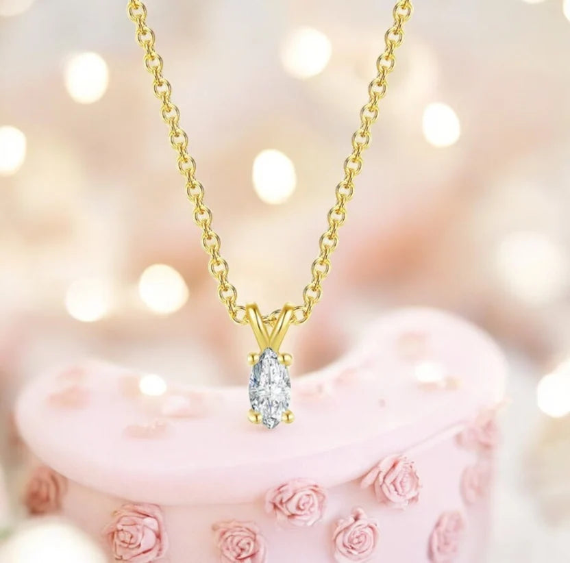 solitaire pendant women