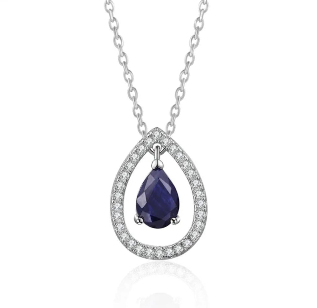 Rose Gold Plated White Cubic Zirconia Studded Pendant for Women